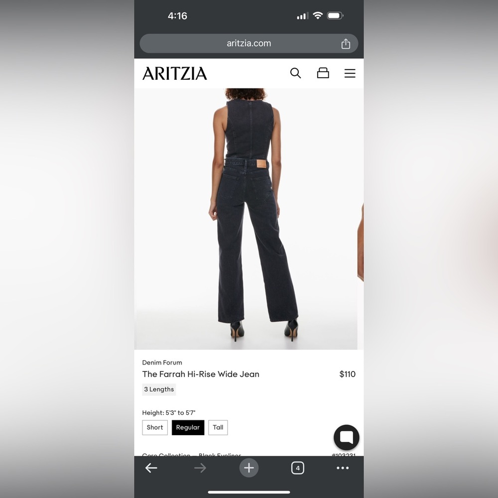 New Aritzia Denim